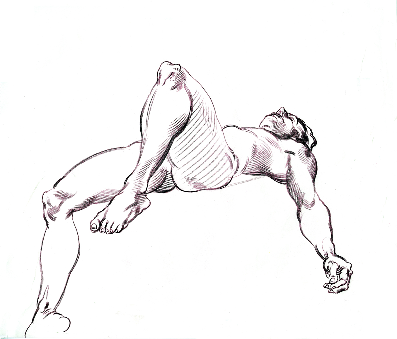 1355x1159 The High Focus Drawing Blog Jeffrey Smith Figure Drawing 2003