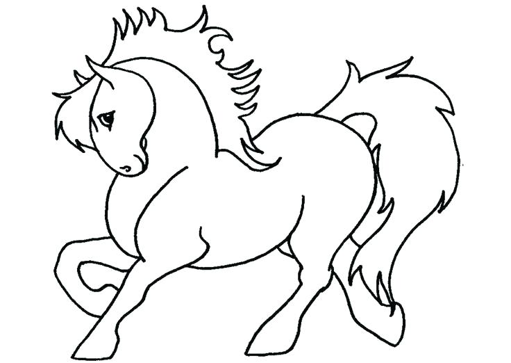 736x522 Coloring Page Of Horse Coloring Pages For Horses Coloring Page