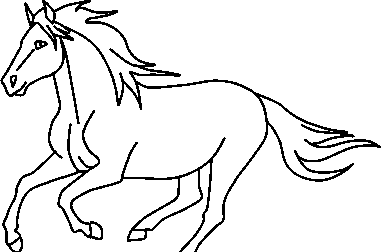381x252 Galloping Horse' Baselineart By Cookieofthecimarron