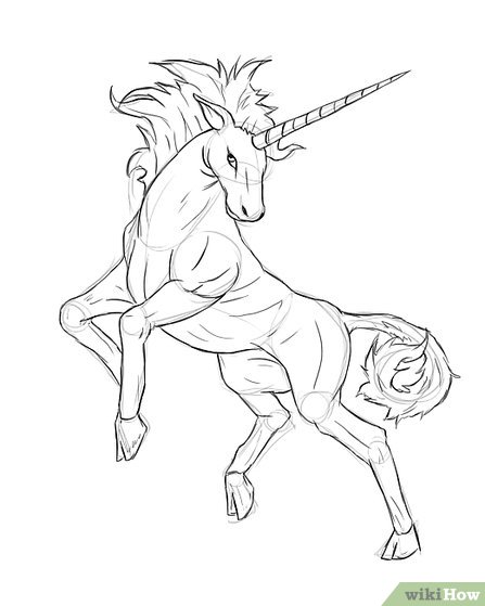 447x559 3 Ways To Draw A Unicorn