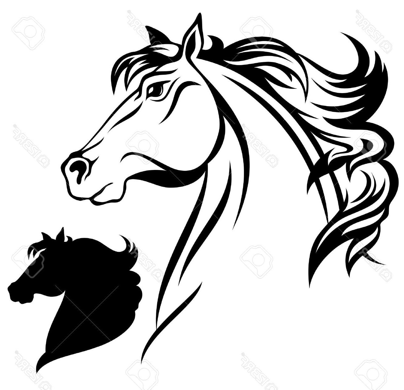 1300x1253 Best Free Horse Head Vector Graphic File Free