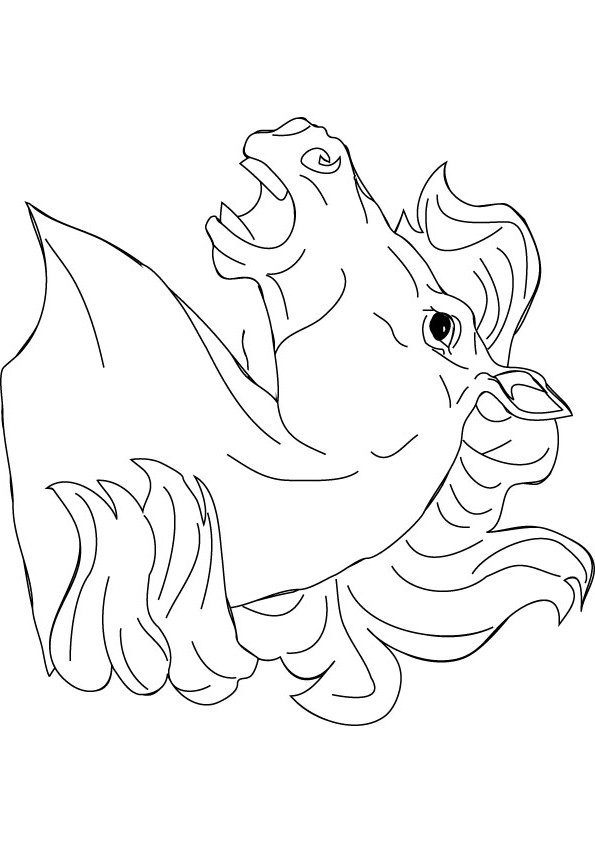 595x842 Download Free Horse Head Coloring Page