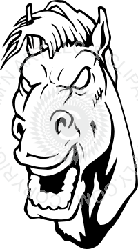 200x361 Horse Head Clip Art Ar Clipart Collection