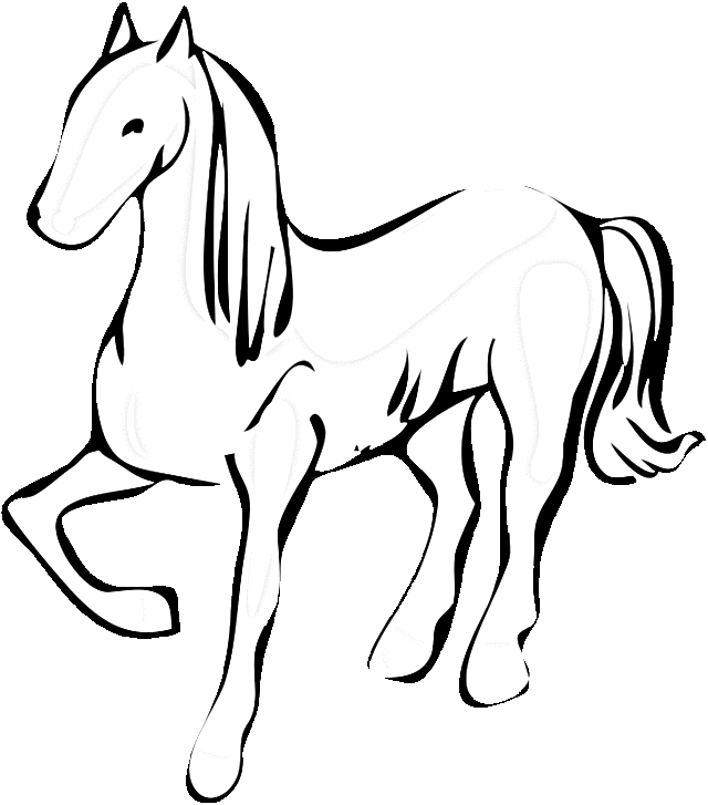 640x727 Horse Drawing Coloring Page Coloring Pages Animals Org
