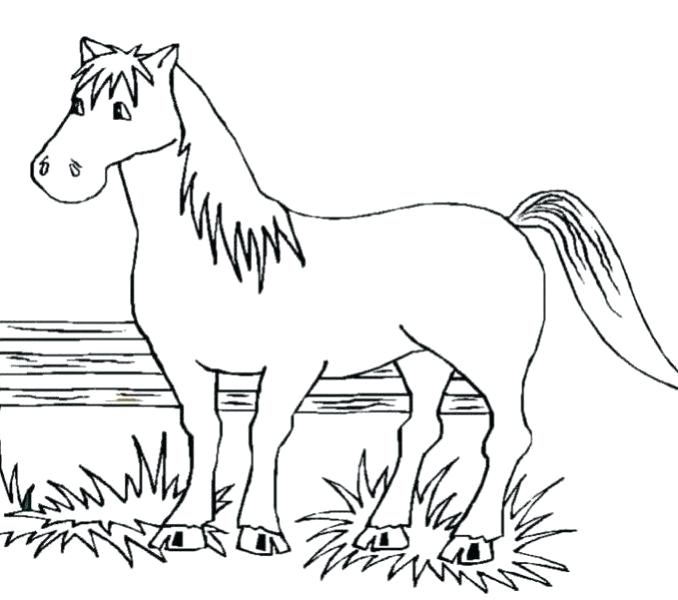 678x600 Printable Horse Coloring Pages Good Free Printable Horse Coloring