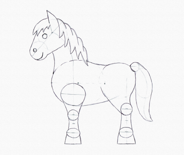 600x507 Drawing For Kids Draw A Pony