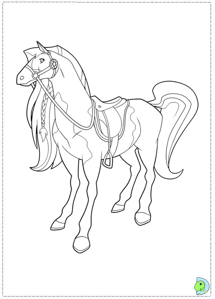 691x960 Horse Drawing For Kids