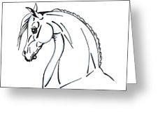 226x170 Horse Profile Sketch Drawing By Christopher Mckenzie