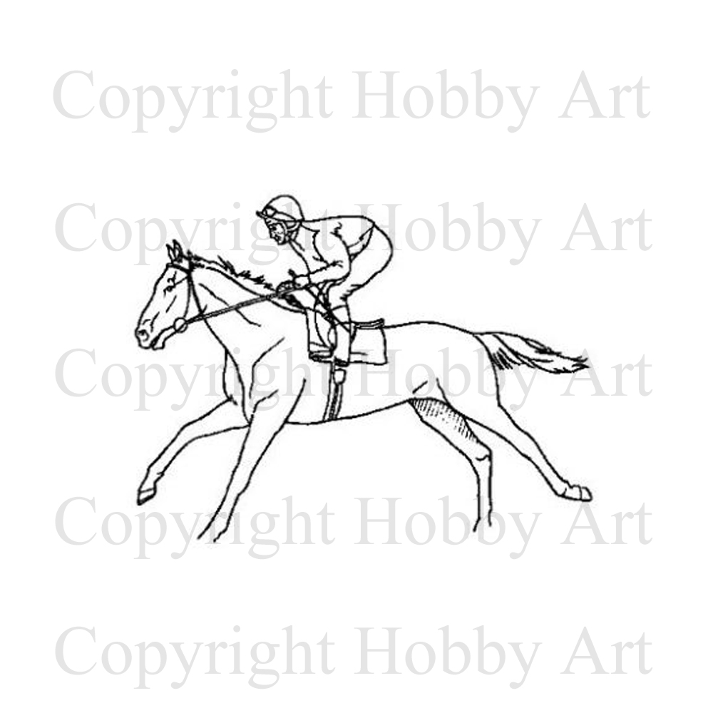 1000x1000 Horse Racing Machines Amp Sports Rubber Stamps Products