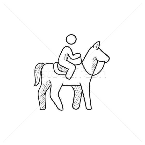600x600 Horse Riding Stock Vectors, Illustrations And Cliparts Stockfresh