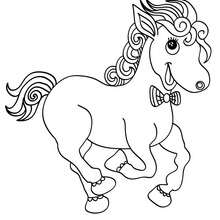 220x220 Horse Coloring Pages