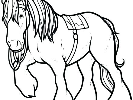 440x330 Coloring Pages Of A Horse Goodjelly.co