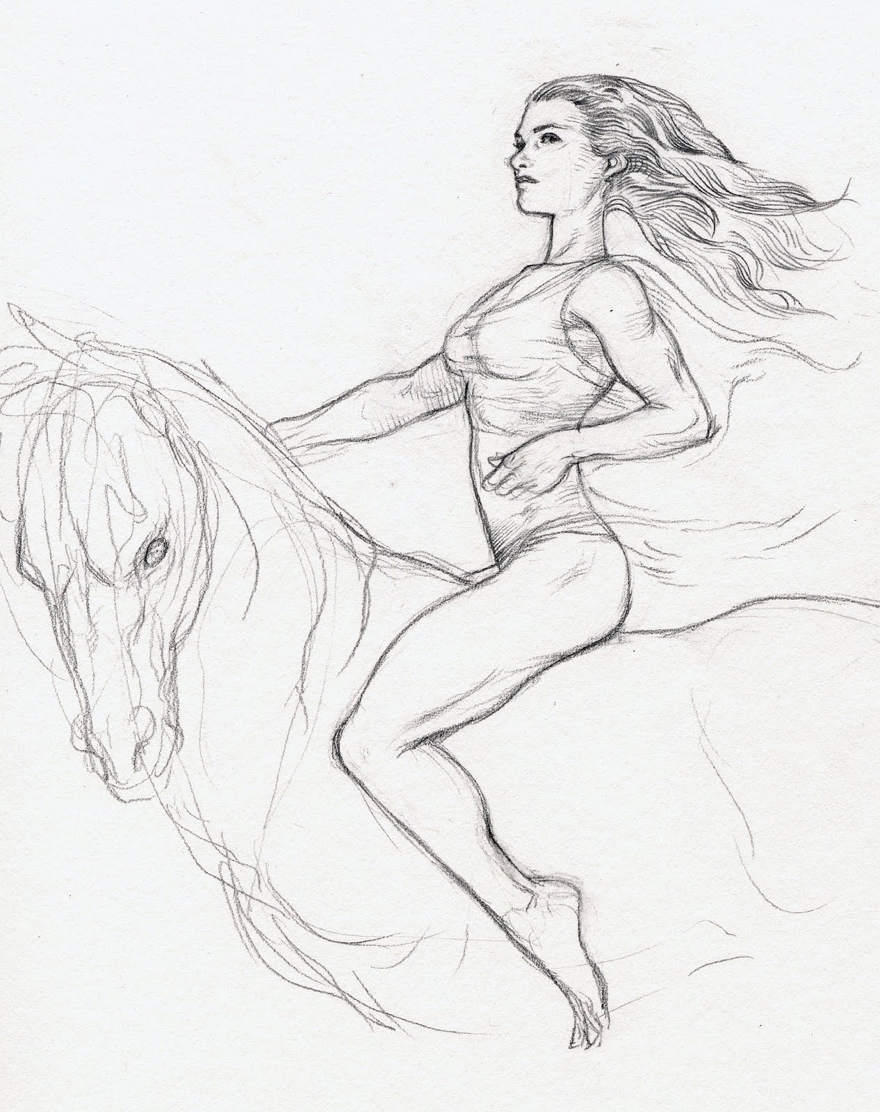 1266x1600 Larry Navarro Likes To Draw On A Horse