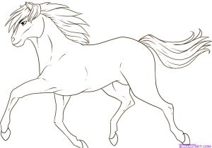 300x210 Anime Horse Drawings