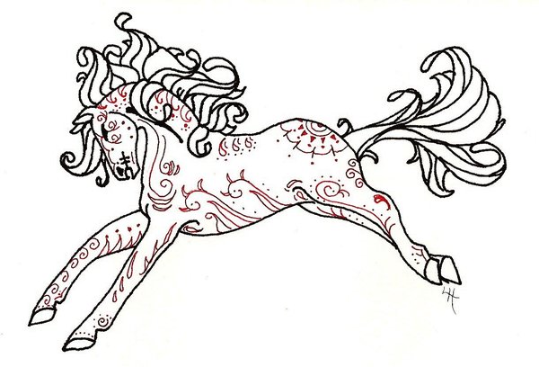 600x408 Sugar Skull Horse By Crisistudios