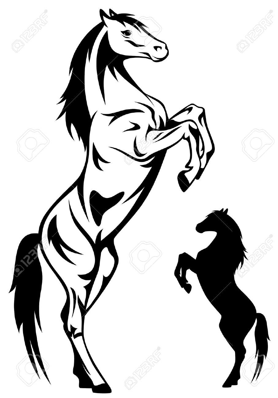 Horse Vector Drawing