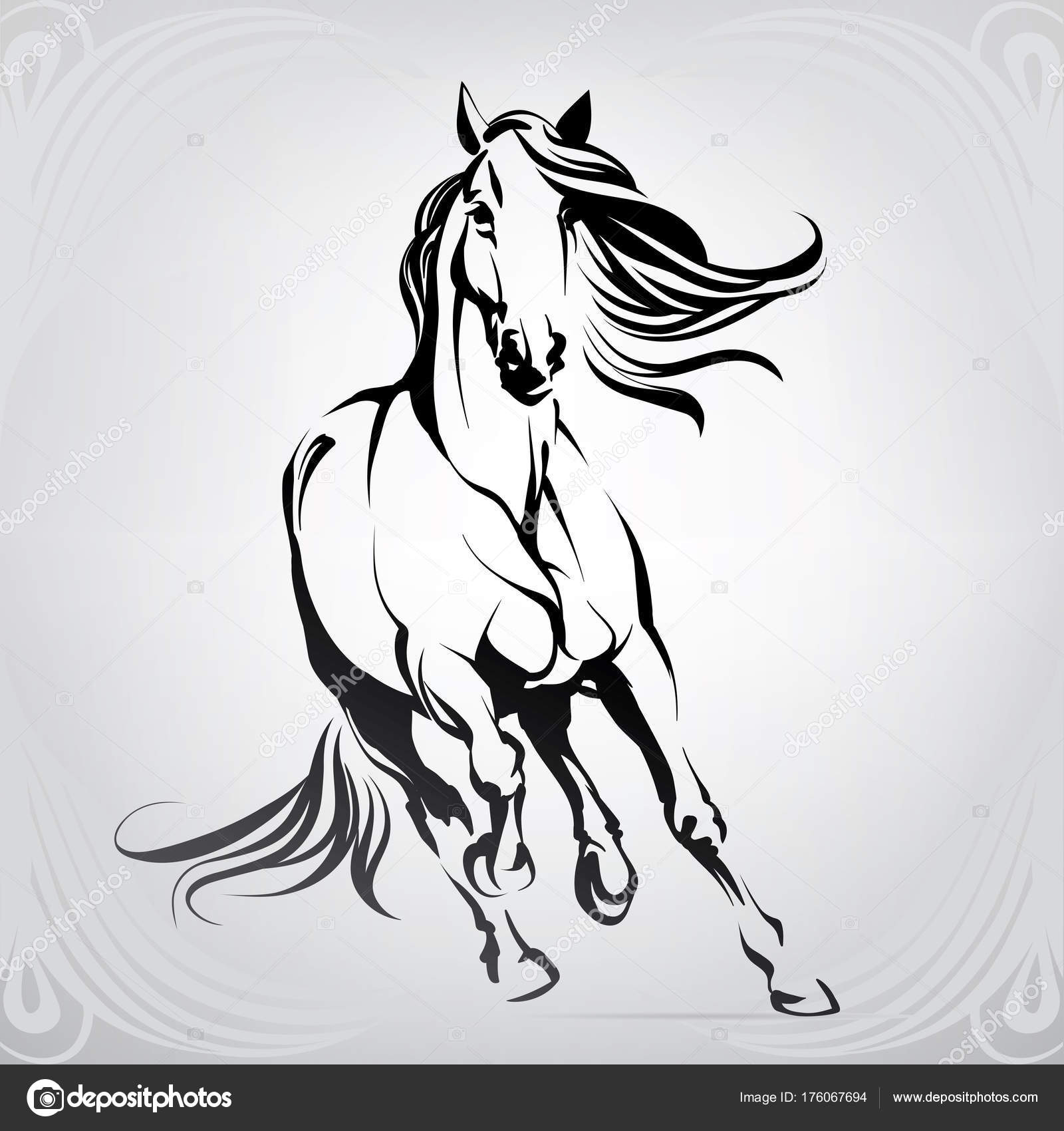 Horse Vector Drawing at GetDrawings | Free download