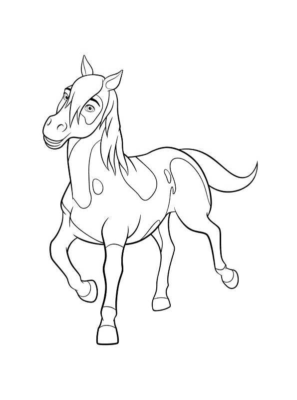 595x800 Kids N 16 Coloring Pages Of Spirit Riding Free