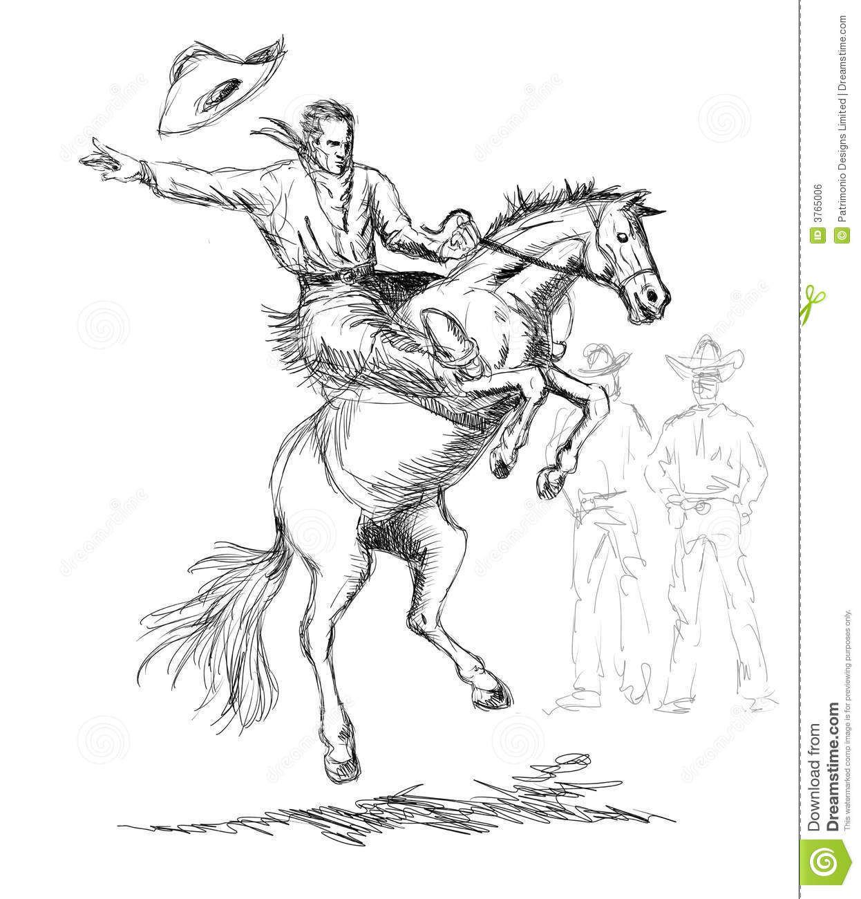 1246x1300 Cowboy On A Horse Drawing Cowboy On A Horse Drawing