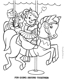 220x269 Horse Coloring Pages