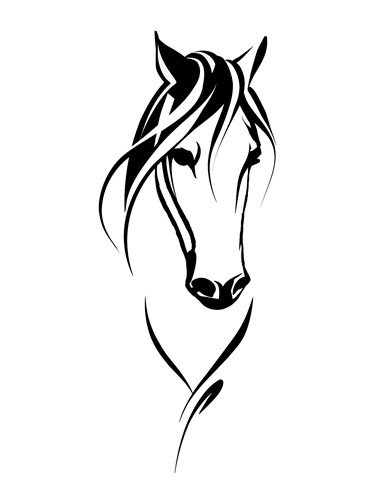 388x500 Horse Decals Stickers