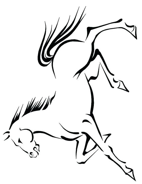 563x729 Good Coloring Pages Of Horses Running Image Horse Free Printable