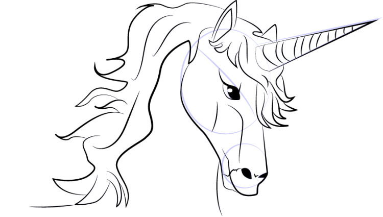 750x425 How To Draw A Unicorn Easy Learn How To Draw Unicorn Head Unicorns