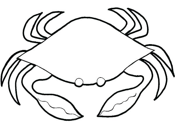 600x434 Crab Pictures To Color Free Realistic Sea Crab Sea Animals