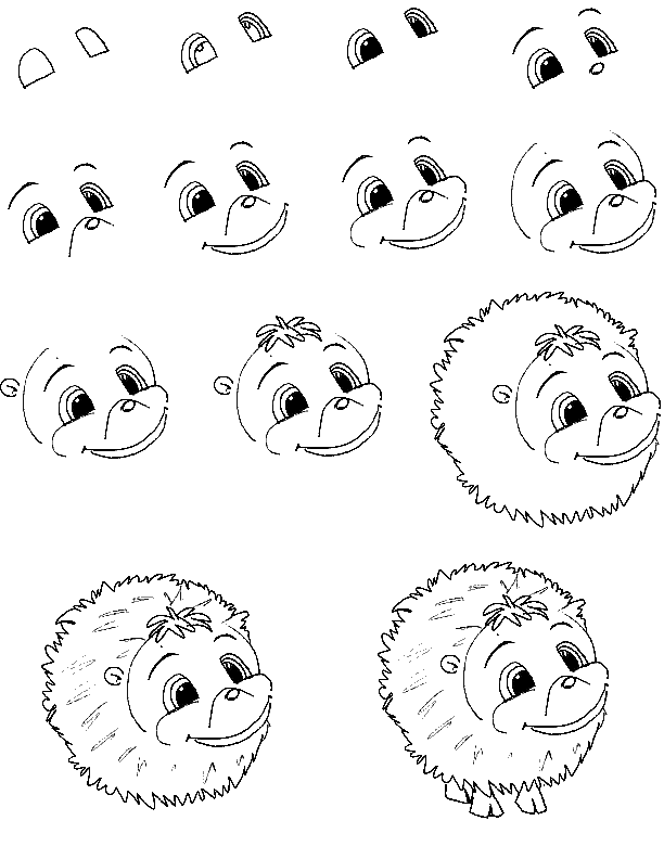 612x792 Cartoon Critters