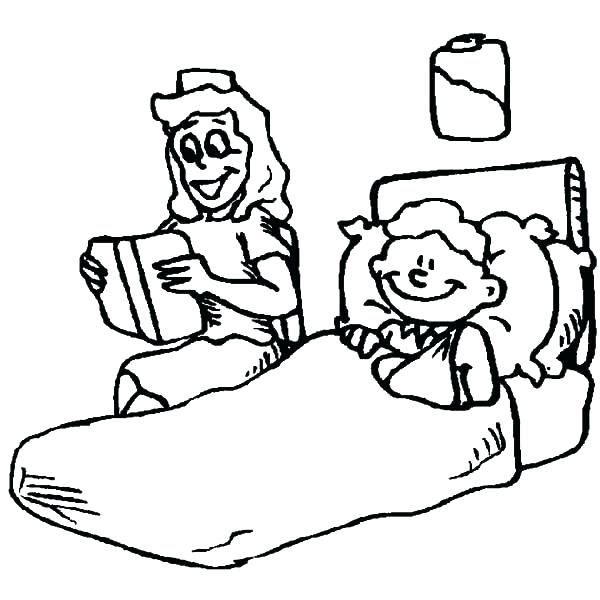 Hospital Bed Drawing at GetDrawings | Free download