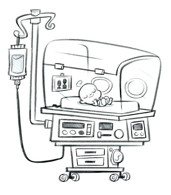600x686 Hospital Coloring Pages Synthesis.site