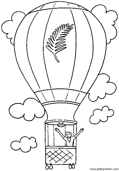 Balloon Basket Coloring Page - 236+ File Include SVG PNG EPS DXF