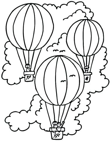 Download Hot Air Balloon Basket Drawing at GetDrawings.com | Free ...