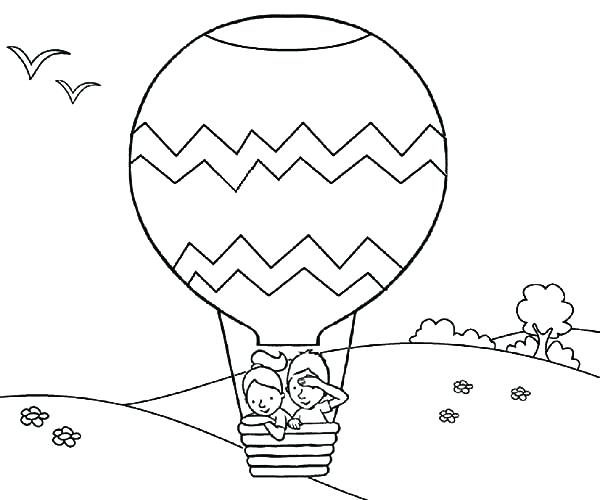 Download Hot Air Balloon Basket Drawing at GetDrawings.com | Free ...