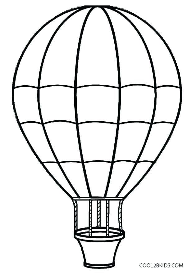 618x883 Hot Air Balloon Coloring Pages Infoguide.club