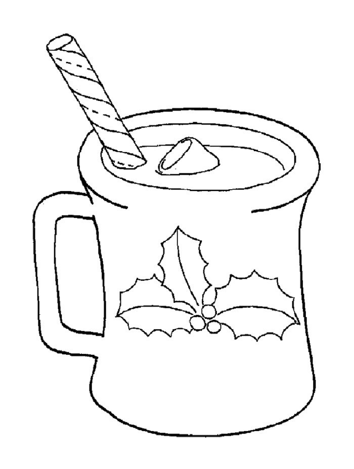 700x925 Wealth Hot Chocolate Coloring Page Printable Winter Pages