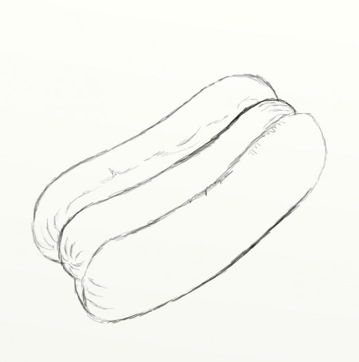 Hot Dog Drawing at GetDrawings | Free download