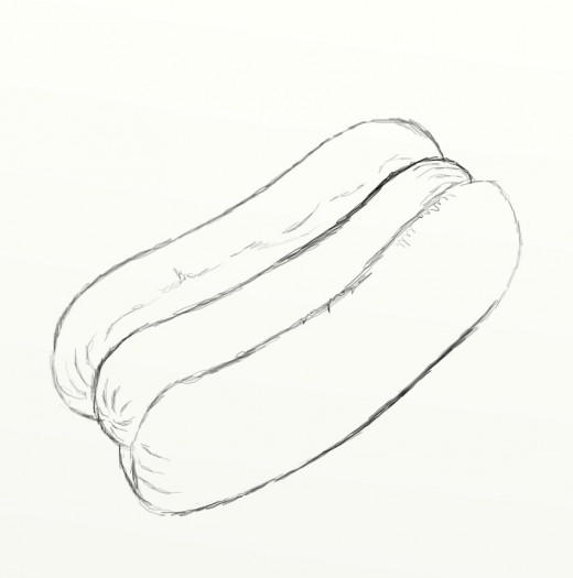 520x525 How To Draw A Hot Dog Hubpages