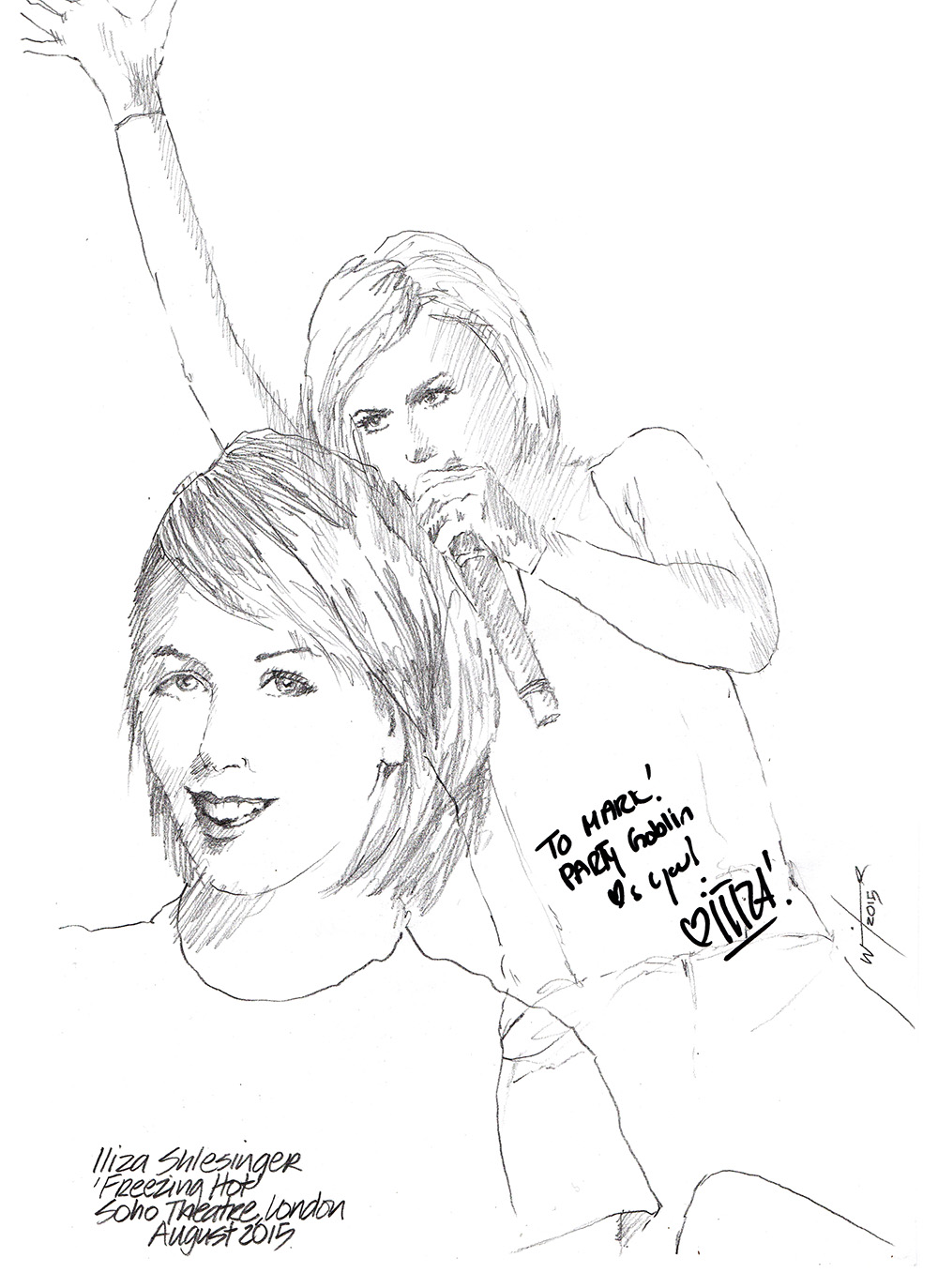 1000x1373 Drawing Iliza Shlesinger In Freezing Hot Chicanepictures