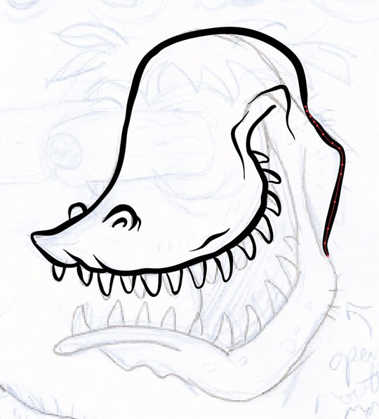540x597 Hot Rod Monster Design Process