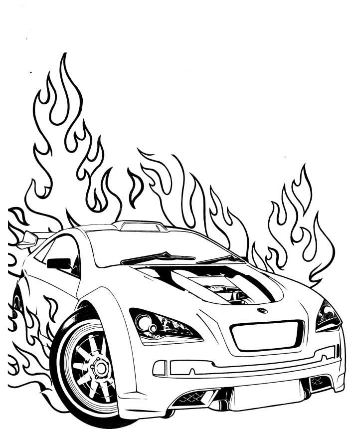 700x860 Httpcolorings.cocoloring Pages Hot Wheels Colorings