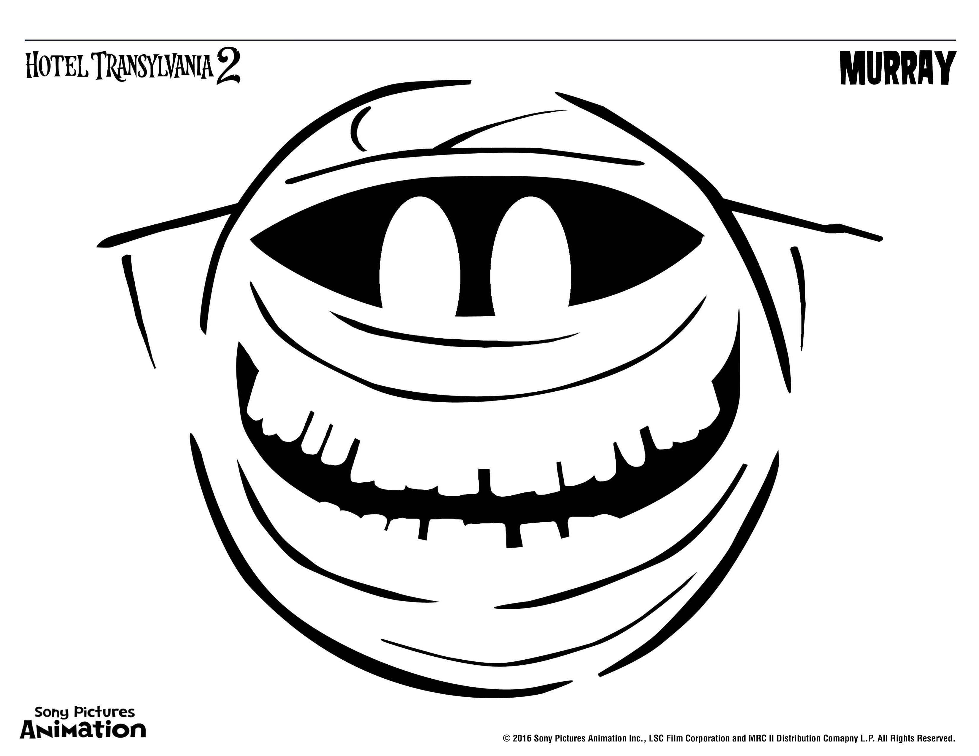 3300x2550 Hotel Transylvania 2 Colouring Pages