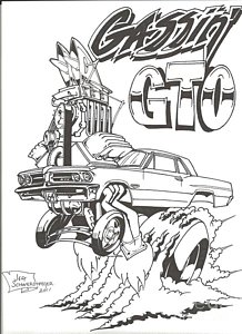 218x300 Hot Rod Drawings