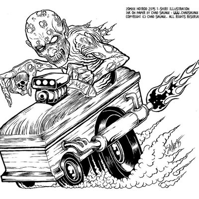 400x400 The Mhc Zombie Horde Original Drawing Online