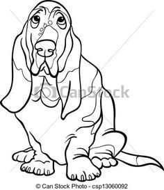 236x273 Basset Hound, Dog Image Download, Original Dog Design Clip Art
