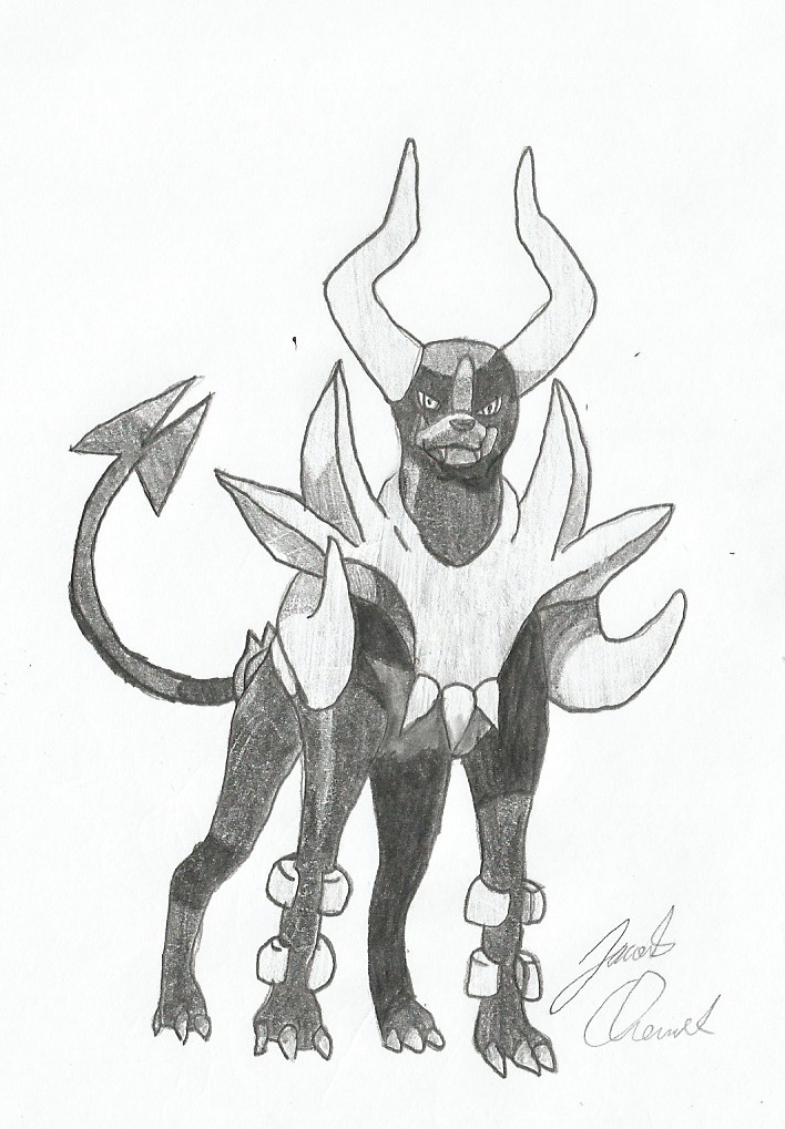 708x1019 Mega Houndoom By Steampunkerowens