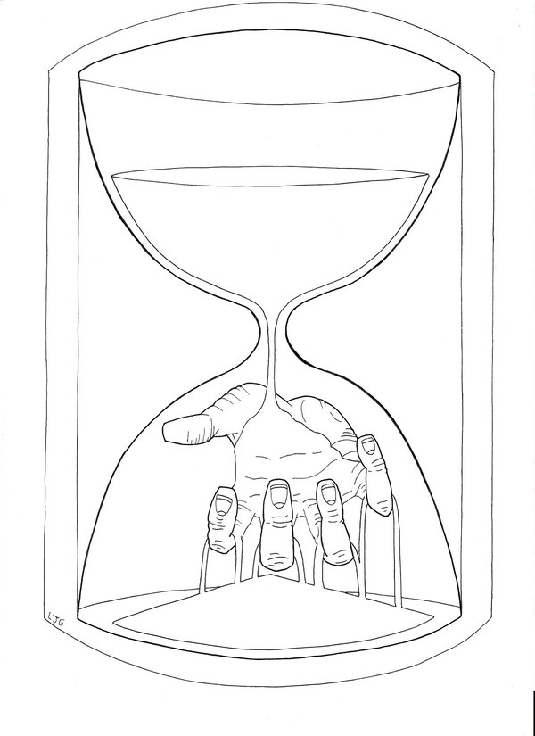 600x825 Hourglass Death By Lukejamesg