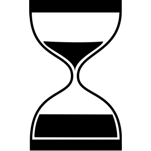 300x300 Computer Hourglass Clipart Image