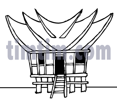 403x345 Free Drawing Of China Brick House Bw From The Category Holidays