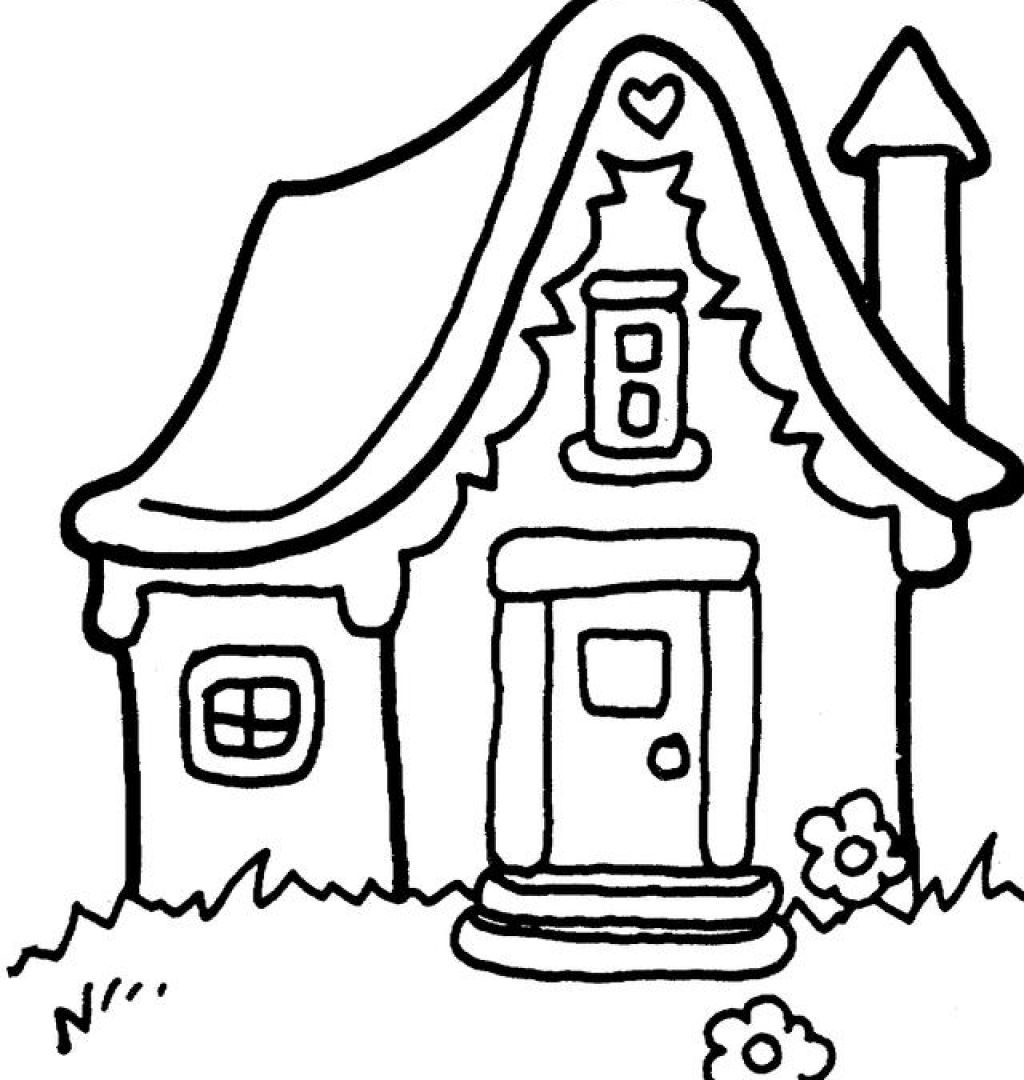 1024x1080 Hello Kitty House Coloring Pages Free Drawing Printable Adult